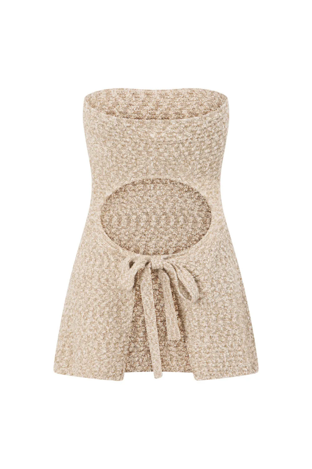 Strapless Ruched Knit Top