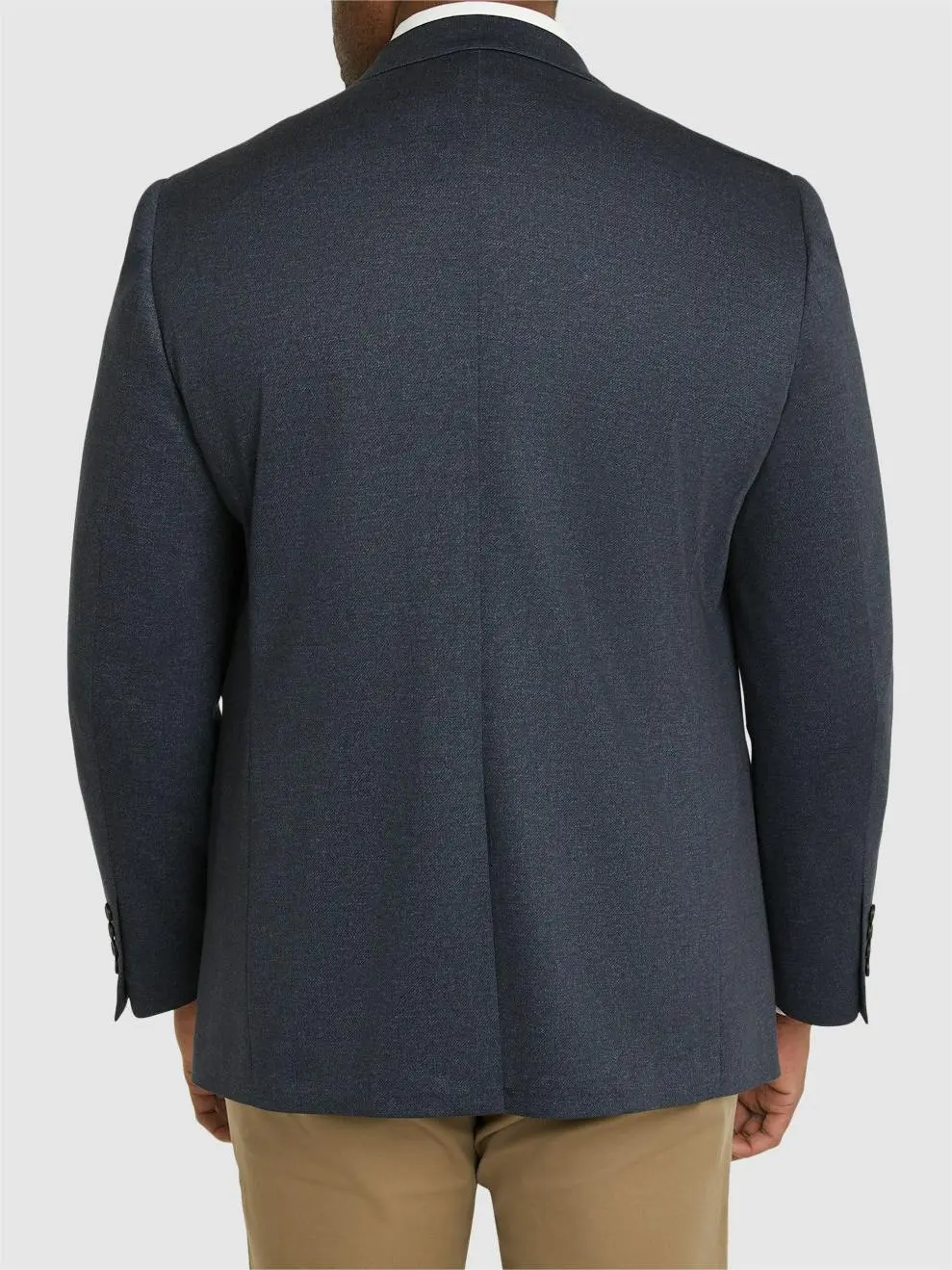 NAVY POCKETED COMFORT BLAZER