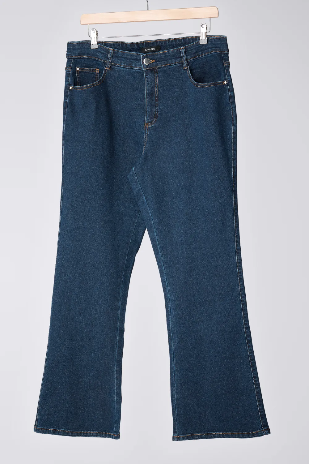 EVANS Curve Fit Indigo Bootcut Jeans