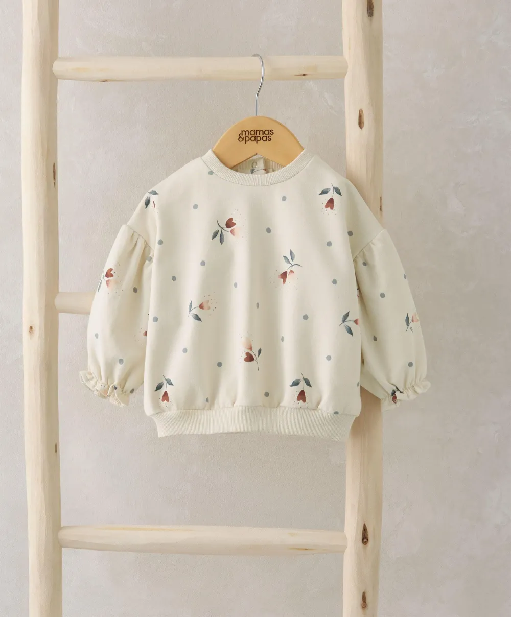 Floral Heart Sweatshirt