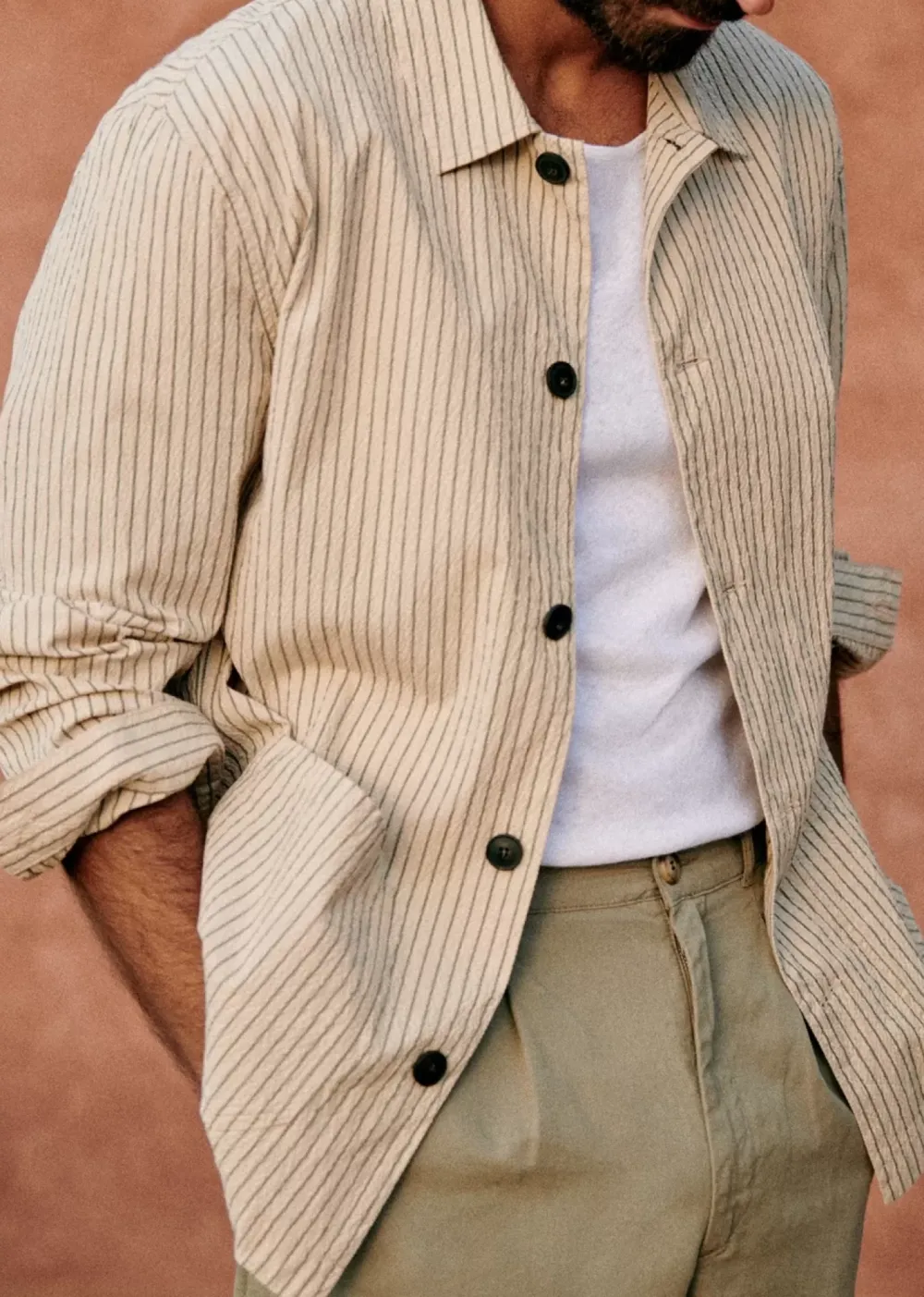 Lapel Slight Stretch Jacket