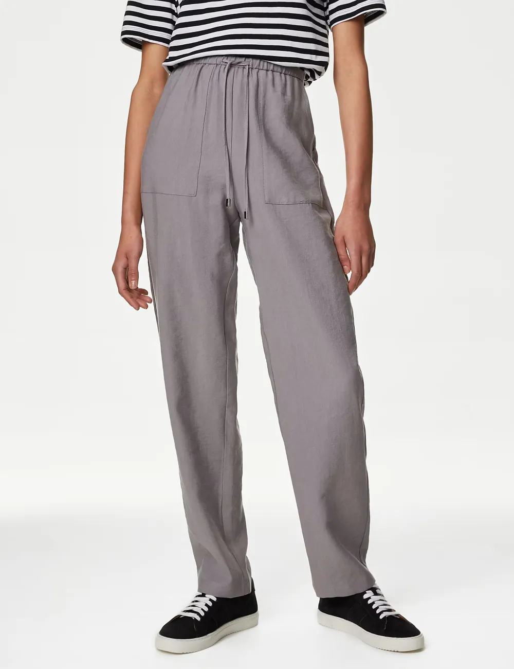 Casual Cuffed Cotton Joggers