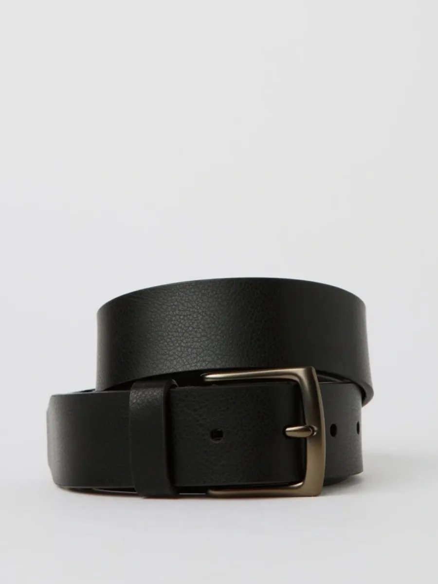 Vintage Buckle Leather Belt