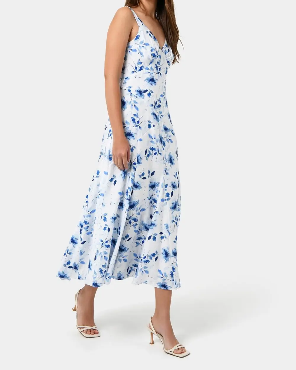 Godet Panel Dress -Watercolour