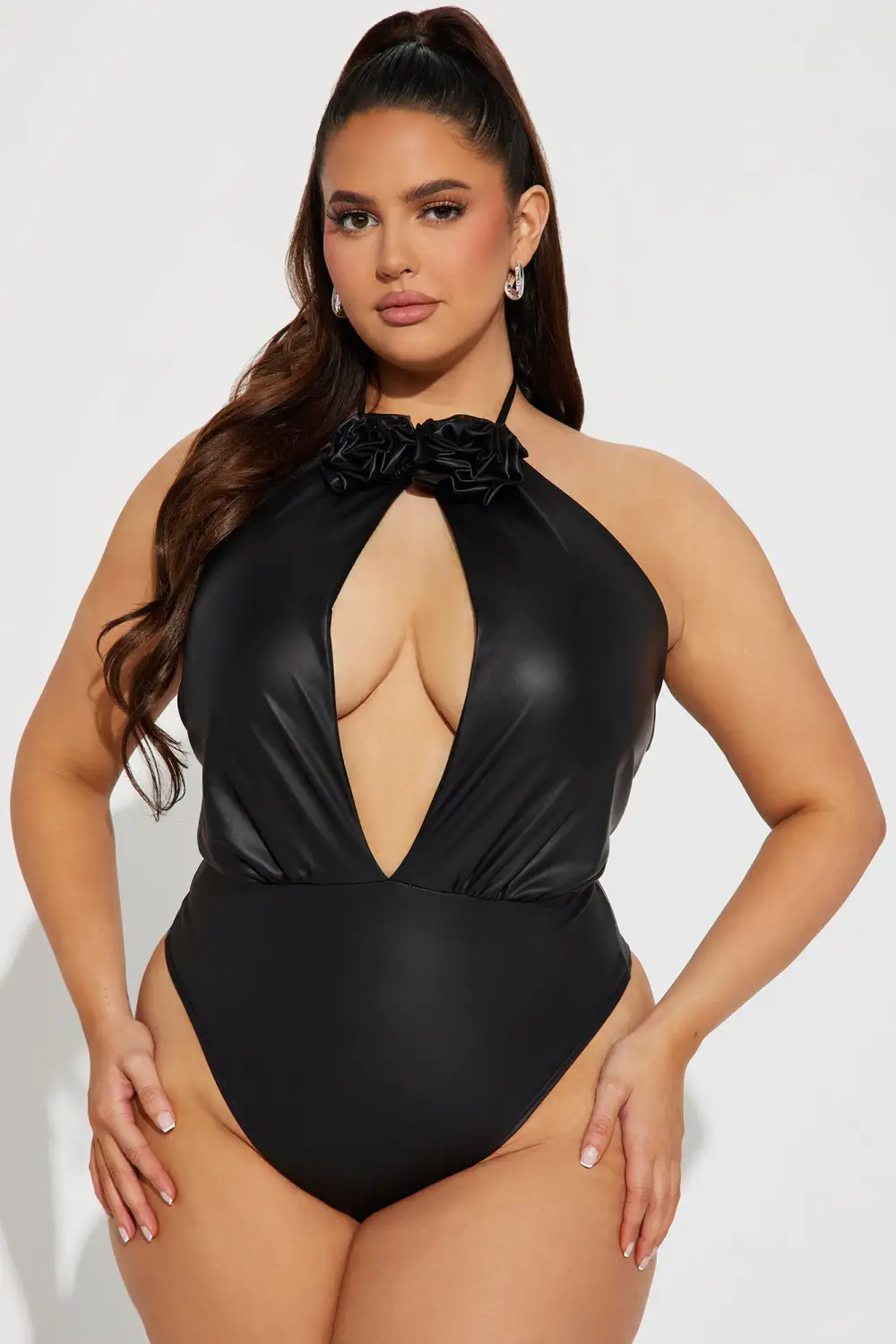 Carmelita Cut Out Bodysuit - Black