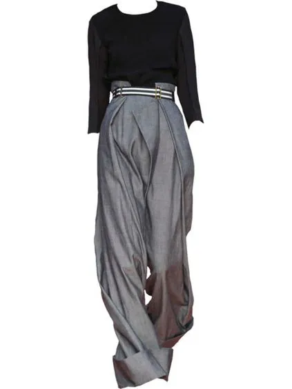 Urban Wide Leg Loose Pleated Casual Pants Bottoms