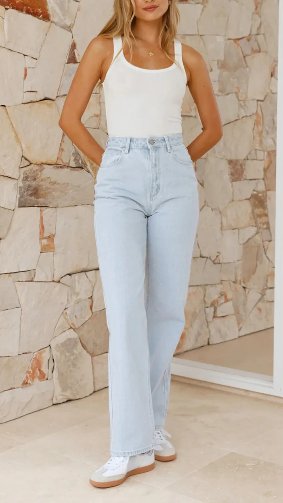 High Baggy Fit Jeans