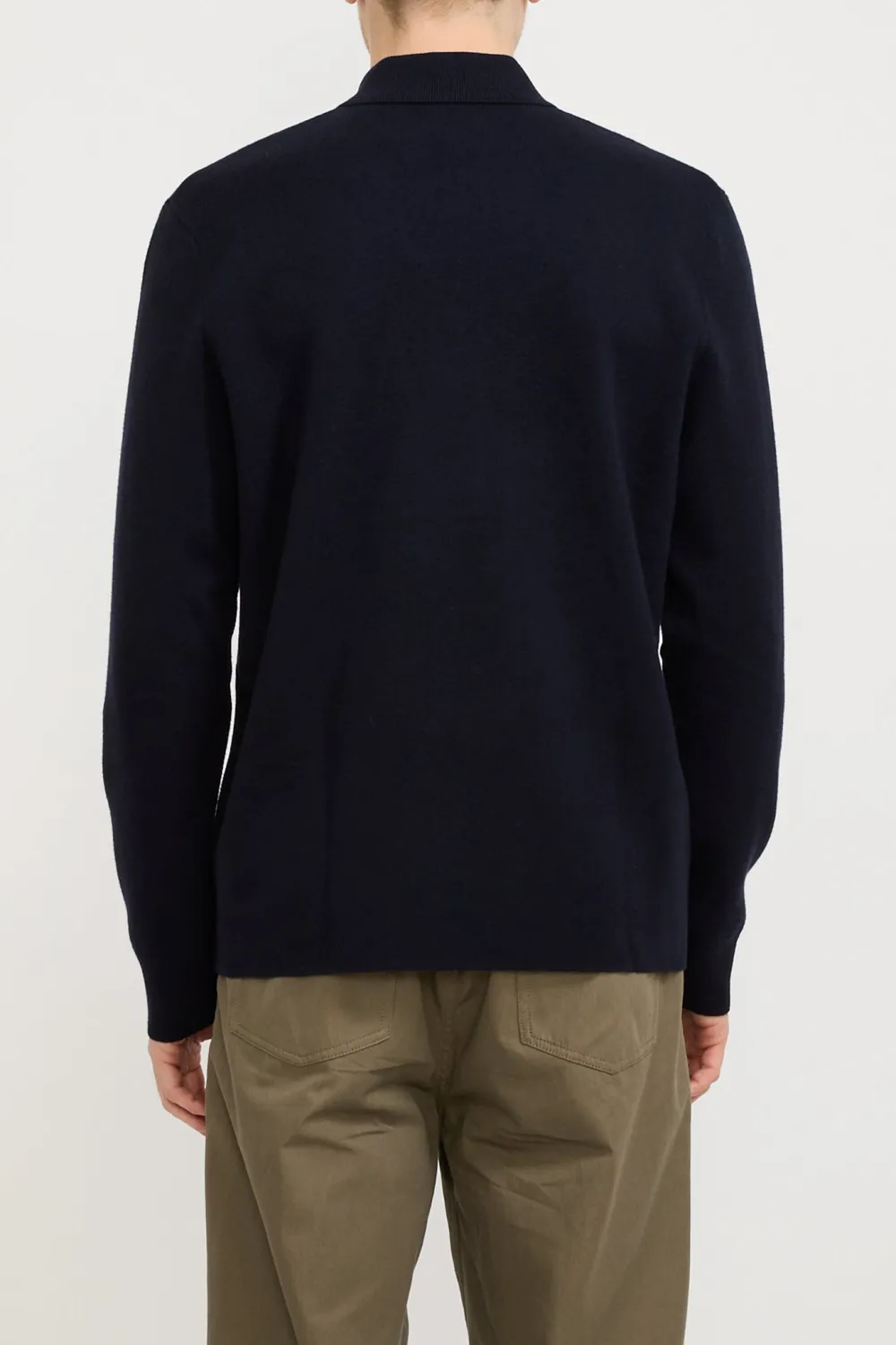 Dark Navy Cotton Milano Polo