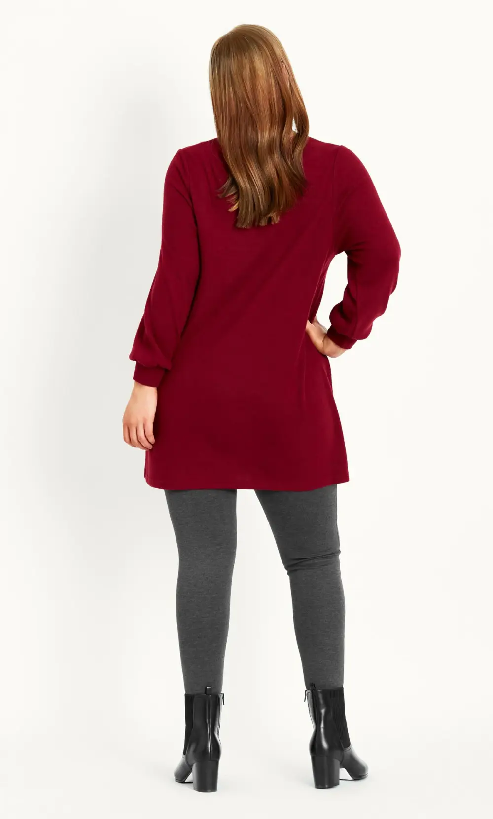 Evans Charcoal Grey Stretch Leggings