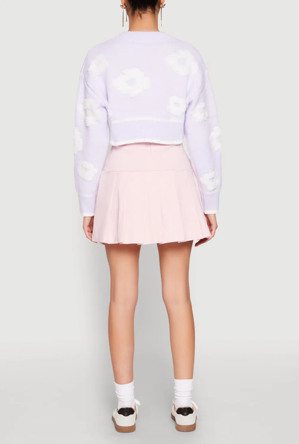 Flower Patterned Cardigan