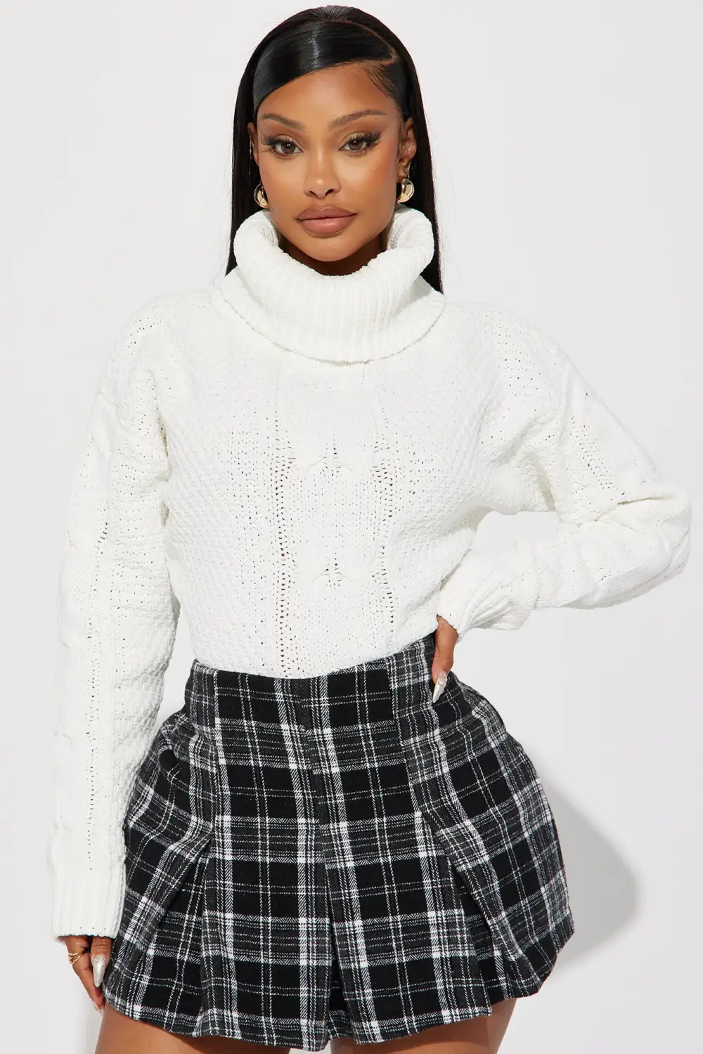 Darlene Turtleneck Sweater - Ivory