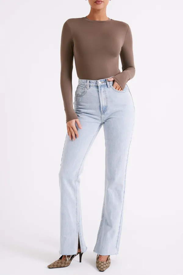 Long Sleeve Crew Neck Bodysuit