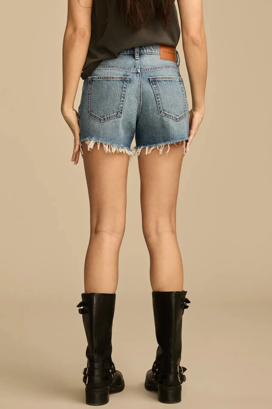 Elastic Waist Stripe Boxer Short