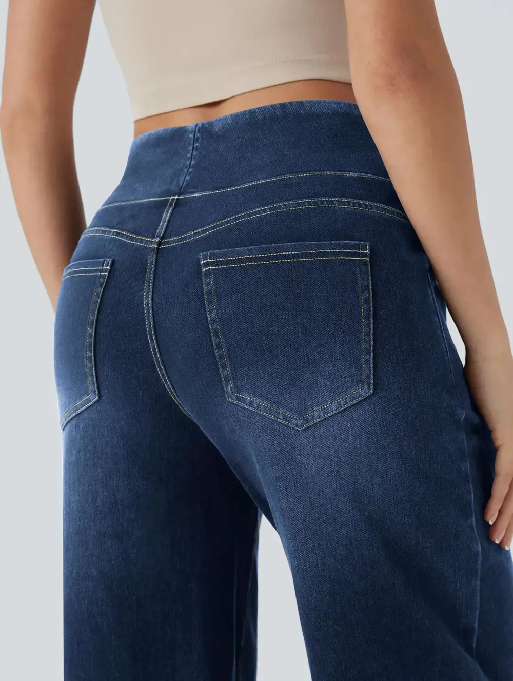 High Waisted Stretch Slim-Fit Jeans