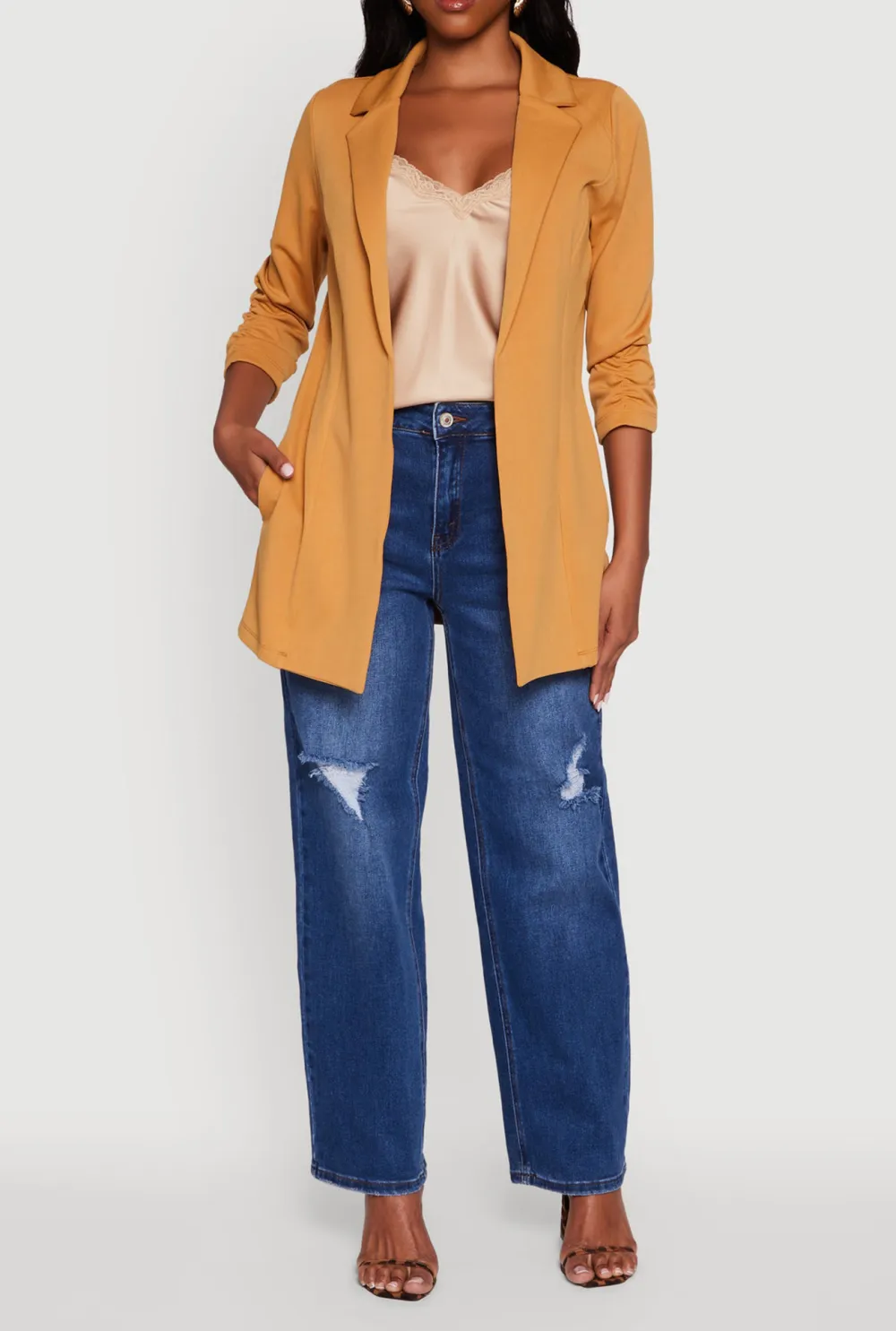 Three Quarter Sleeve Jacket