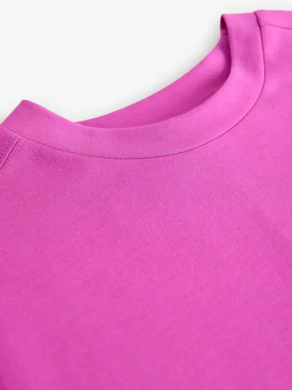 Casual Versatile Solid Color Crew Neck T-Shirt Dress