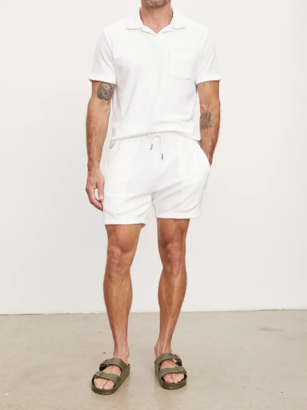 Pure White Men's Shorts