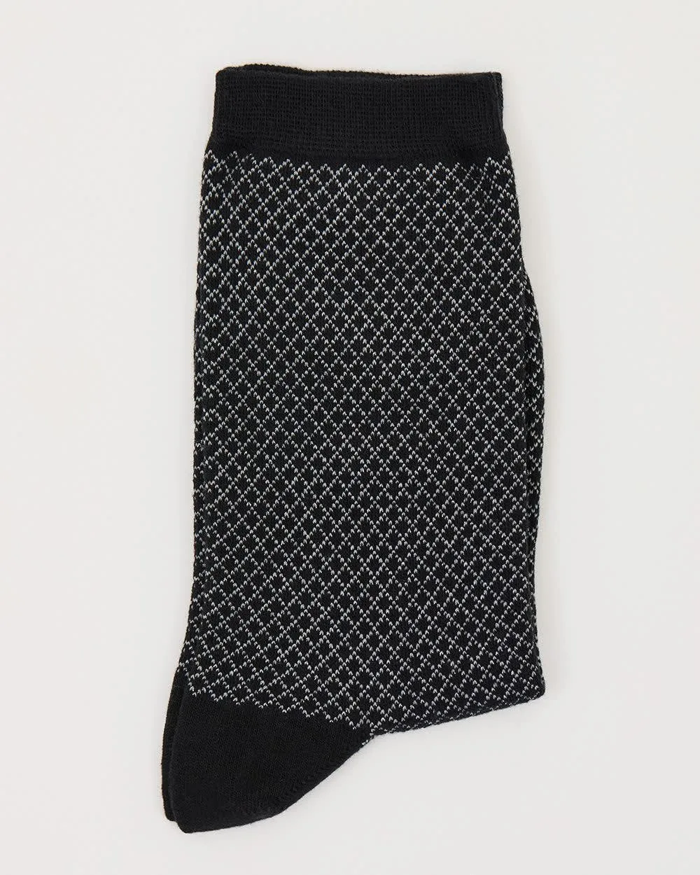 Fishnet Cotton Socks With Lurex Fibres