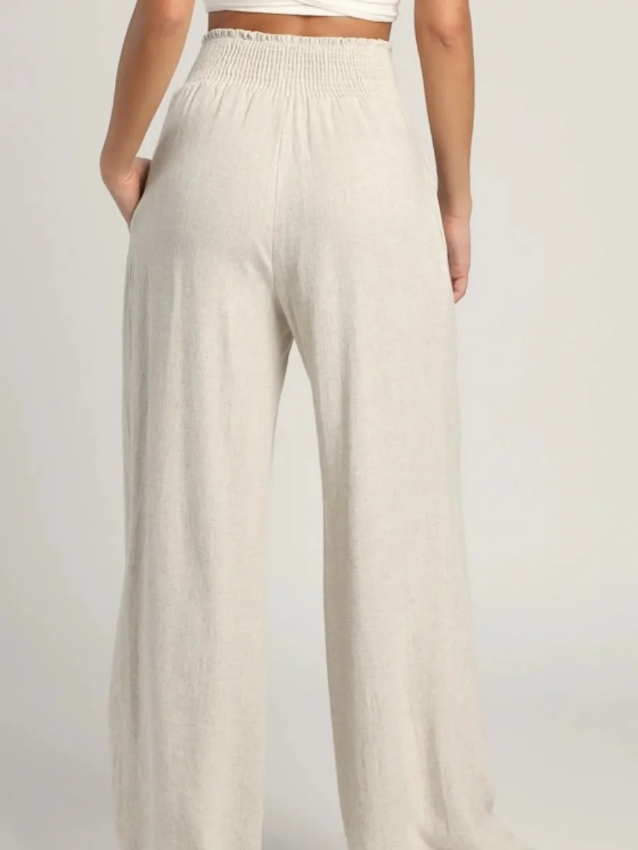 High Waisted Wide Leg Pants