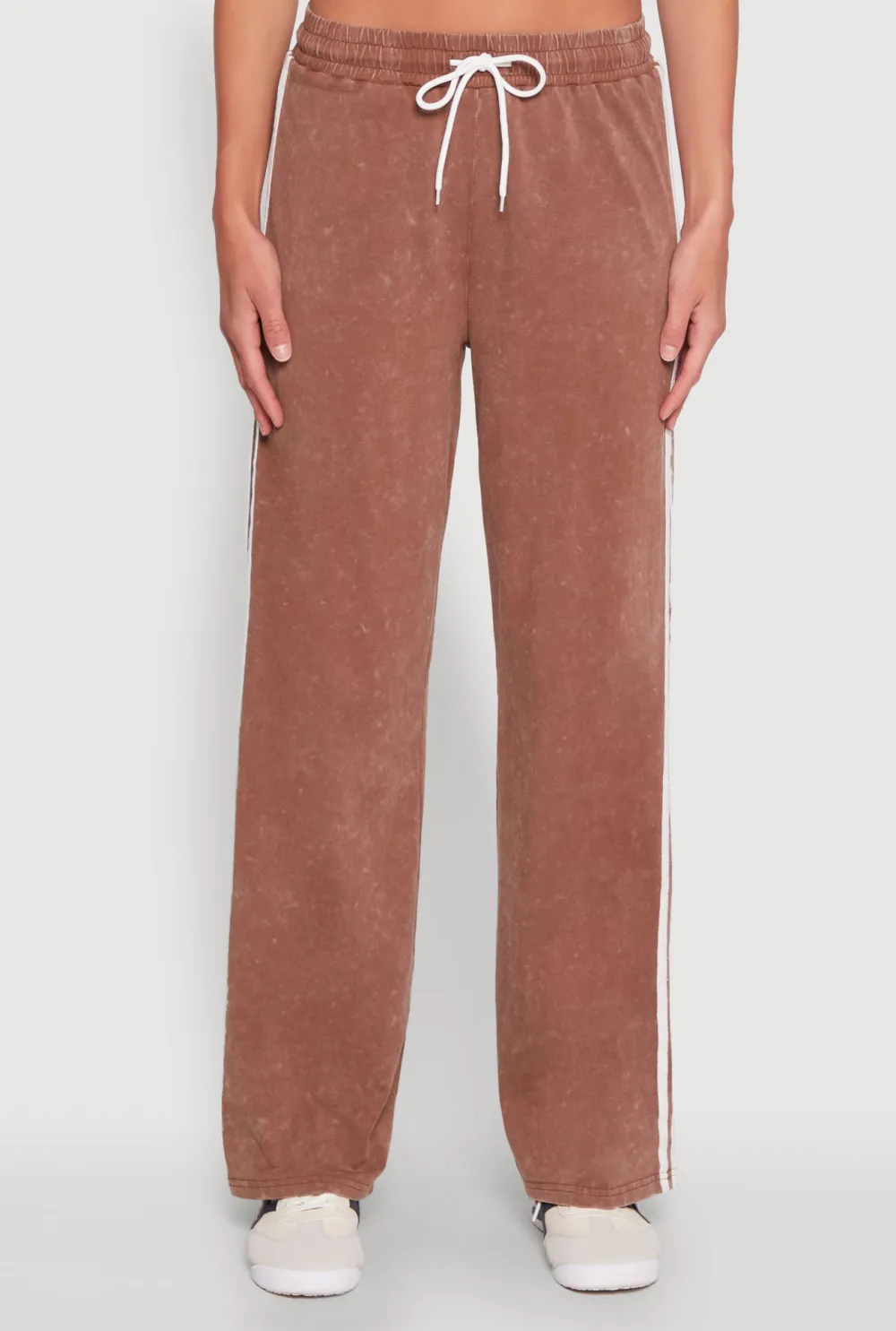 Drawstring Striped Pants