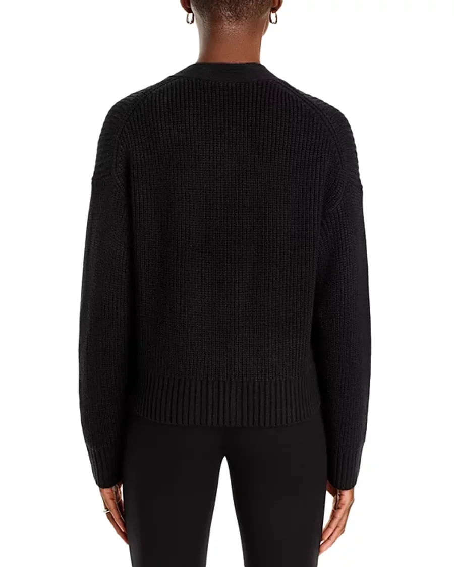 Sparkly Bow Embellished Cardigan