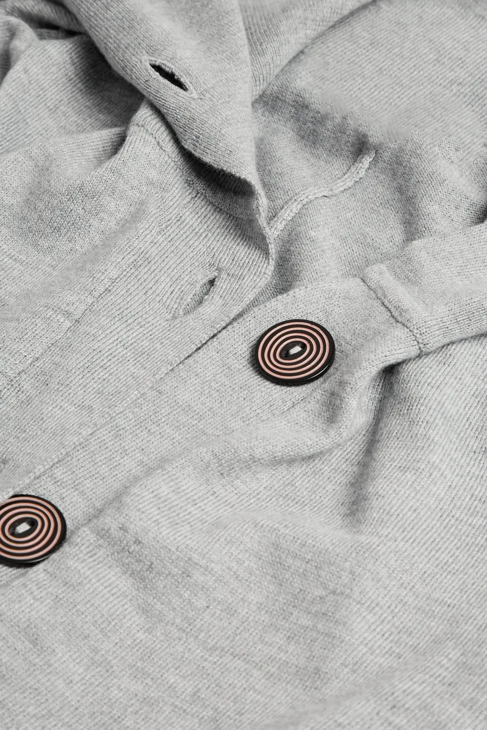 Evans Grey Button Through Longline Cardigan