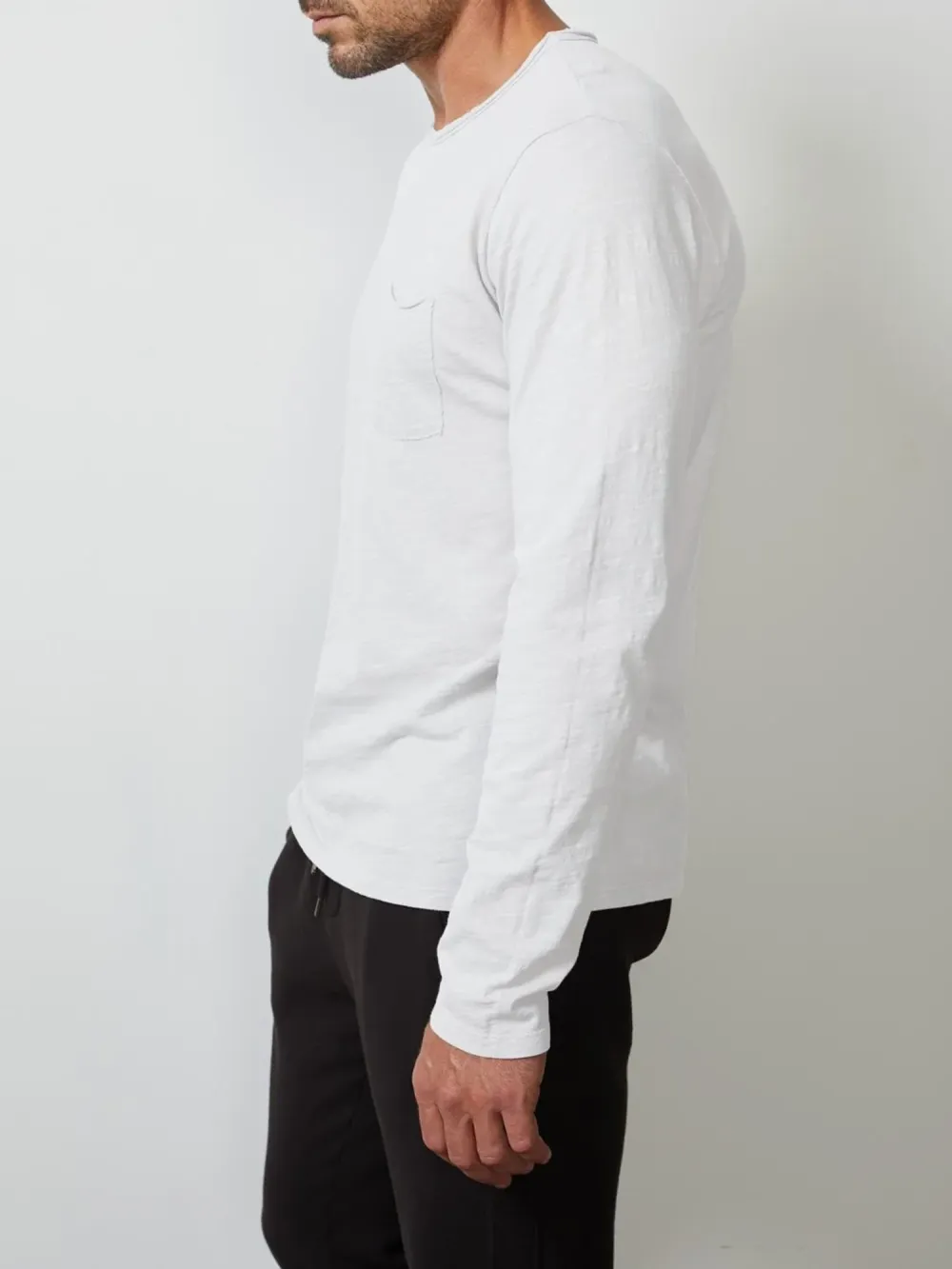 Men's Fashion Cotton Round Neck Long Sleeve T-Shirt