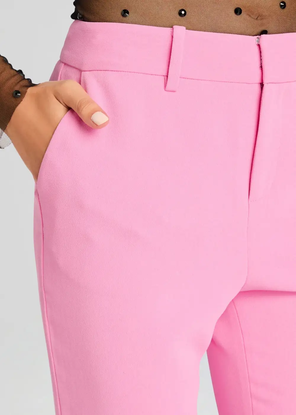 Pink Solid Pant