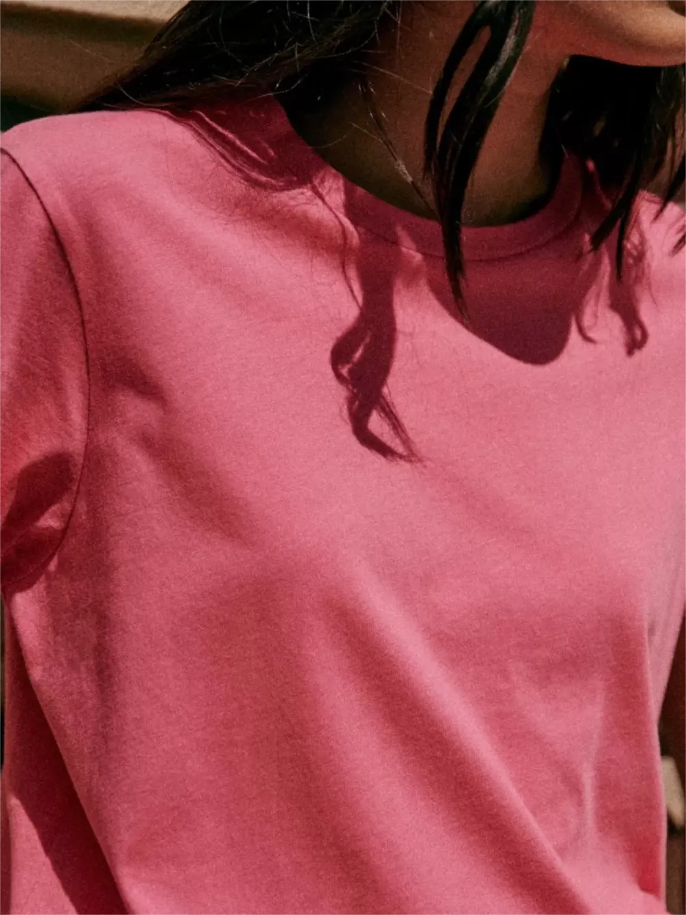 Slightly Oversized T-Shirt Pink