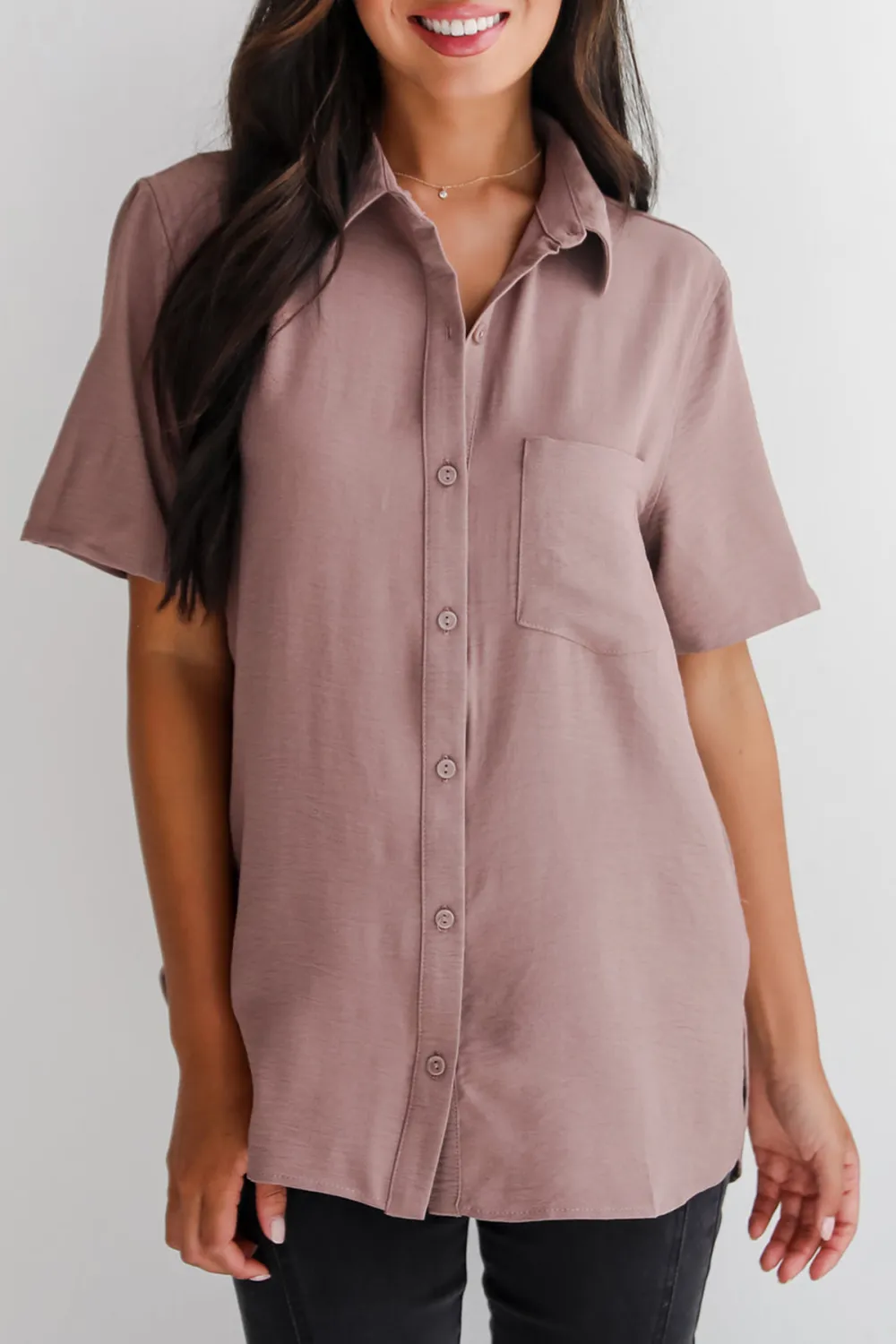 Button-Up Blouse
