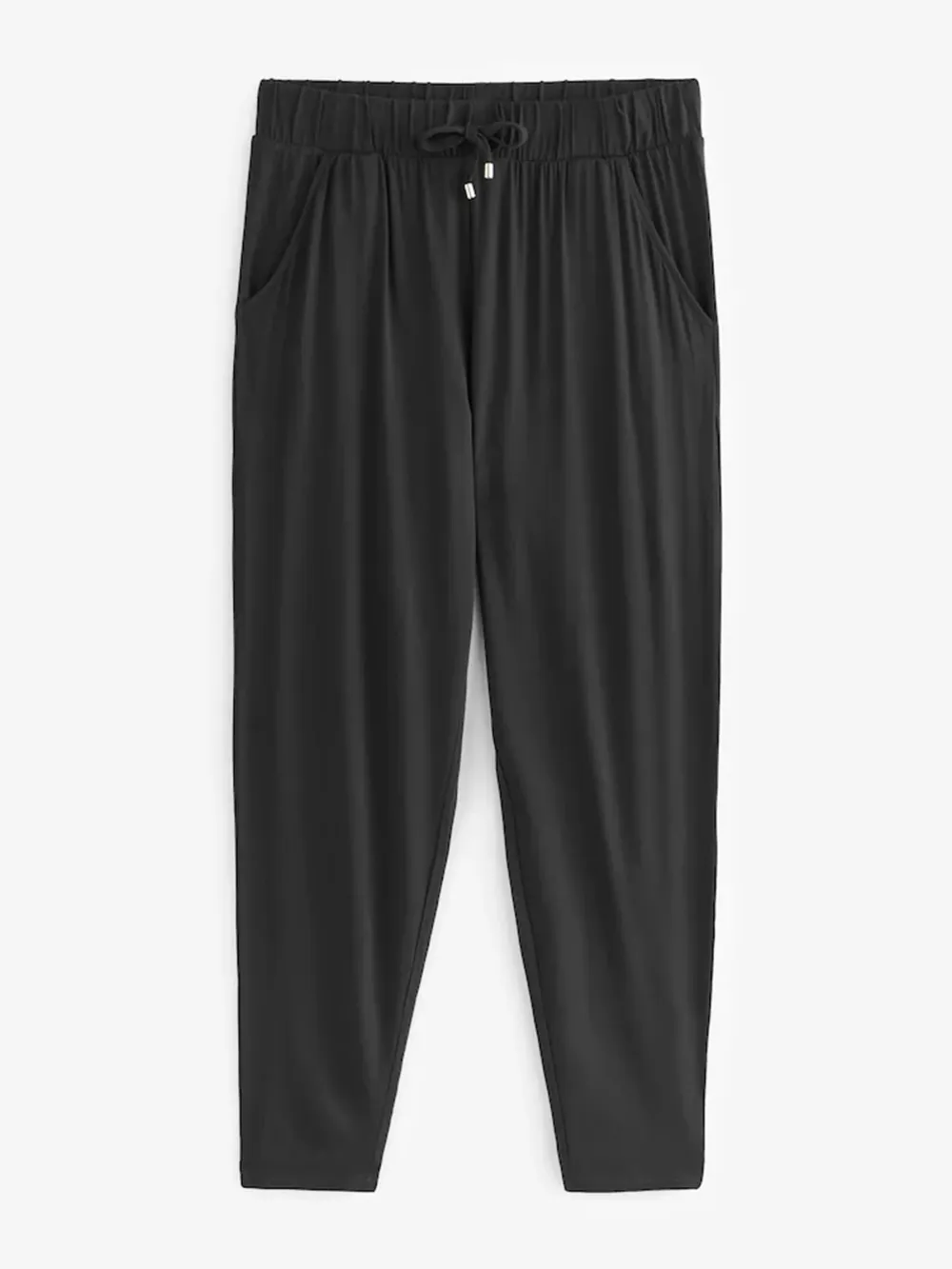 Black Sportswear Jogging Pants 2-Piece Set