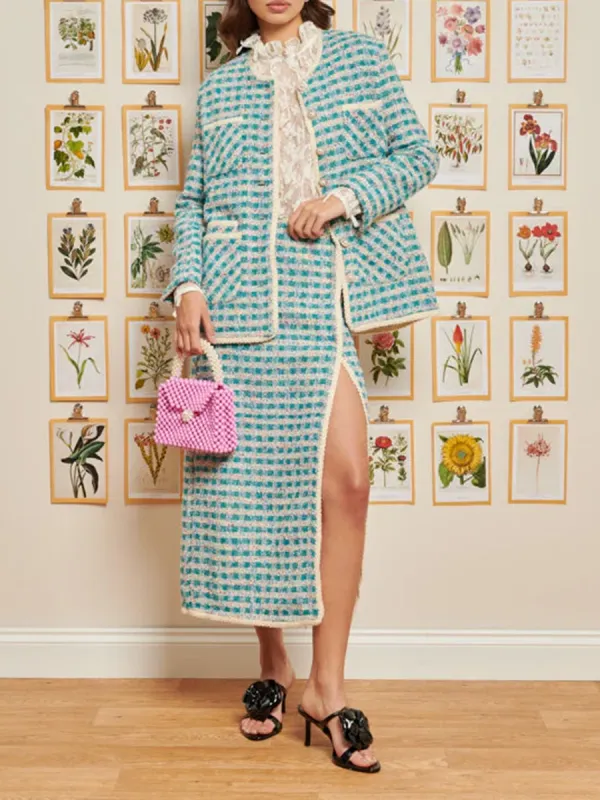 Casual Novelty Tweed Jacket