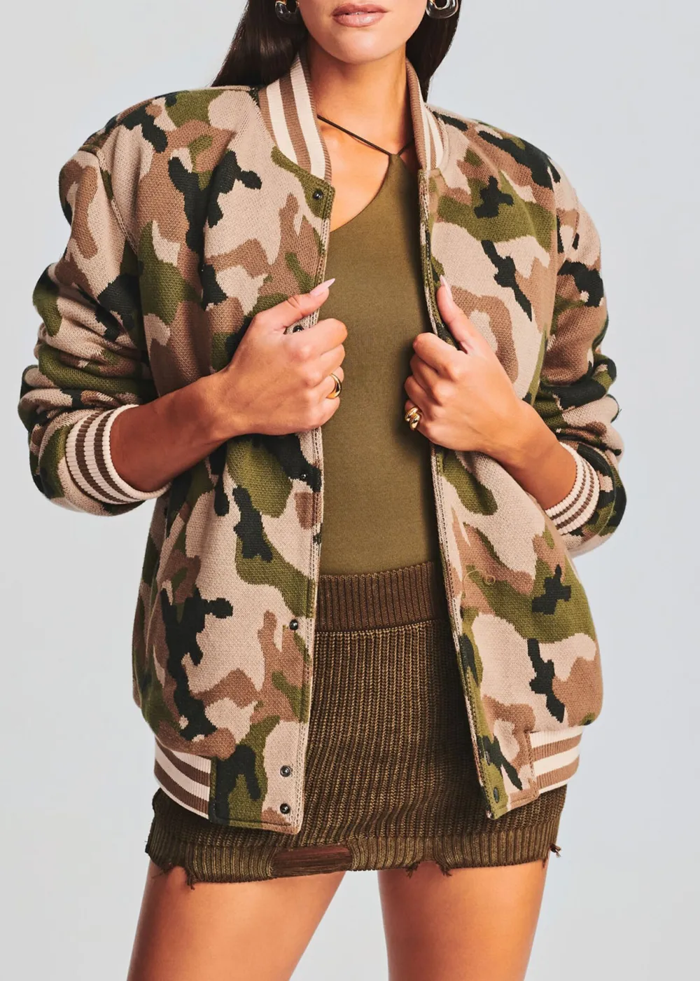 Oversized Button Up Jacket