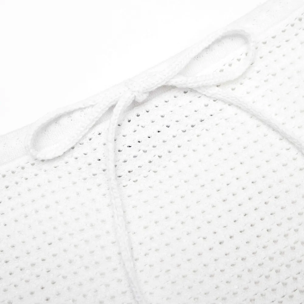 White Crochet Maxi Skirt