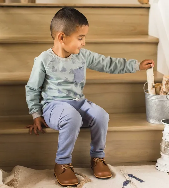 Icy Trees Boy Top and Pants Set