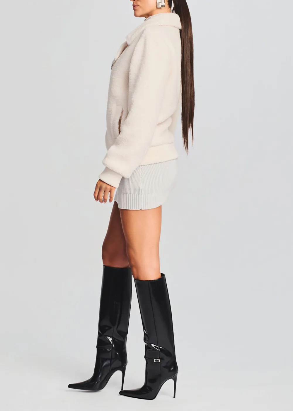 Soft Teddy Fabric Jacket