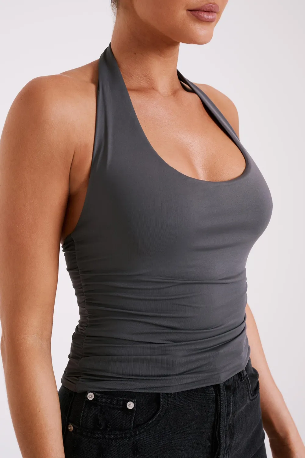 Recycled Nylon Halter Top