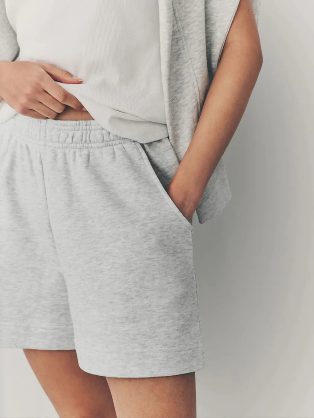 Classic Solid Color Loose Shorts