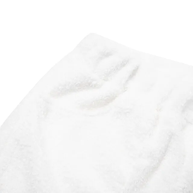 Women's Loungewear Sets Fluffy Fuzzy Sweatsuit 3 Pieces Pajama Pure Color Warm Fashion Simple Party Home Street Fleece Crew Neck Sleeveless Crop Top Pant Elastic Waist Winter Fall Black Camel