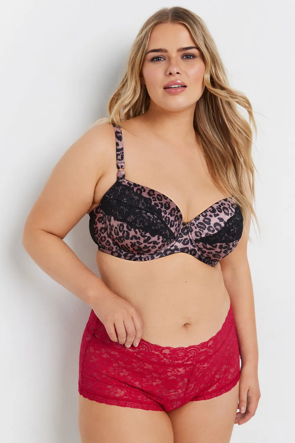 YOURS 5 PACK Curve Black Cotton High Waisted Full Briefs