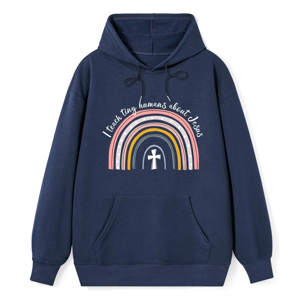 Personalized I Teach Tiny Humans About Jesus Hoodie