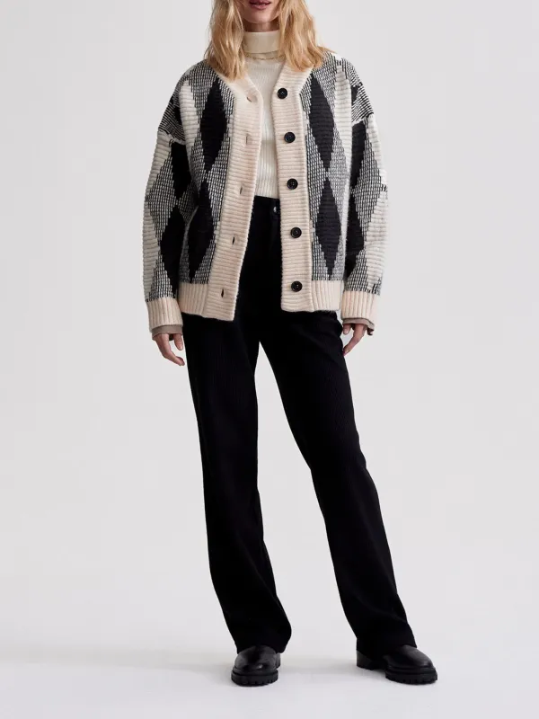 Argyle Printing Knitwear