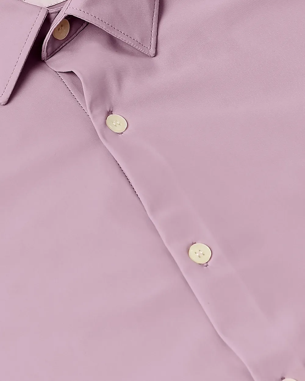Leisure Soft And Comfortable Slim-Fit Lilac Shirt