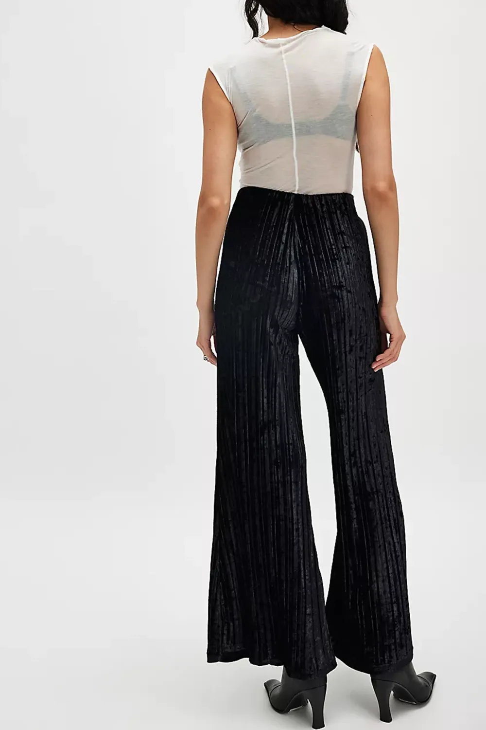 Pleated Wide Leg Pants