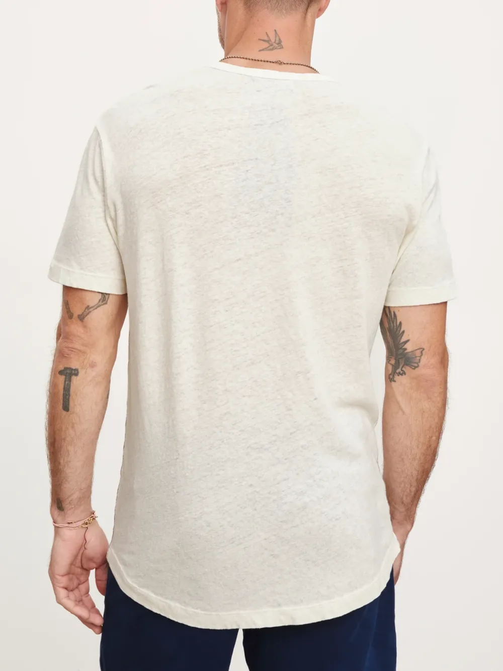 Men's Fashion Cotton Round Neck Basic T-Shirt