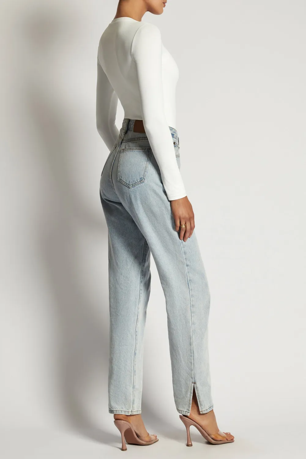 Skinny Long Sleeve Crew Neck Bodysuit