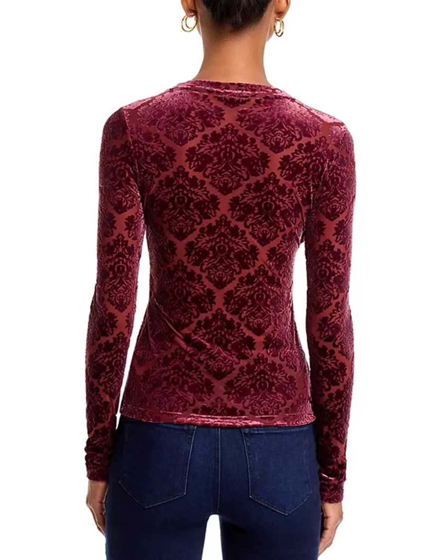 Long Sleeve Crew Neck Top