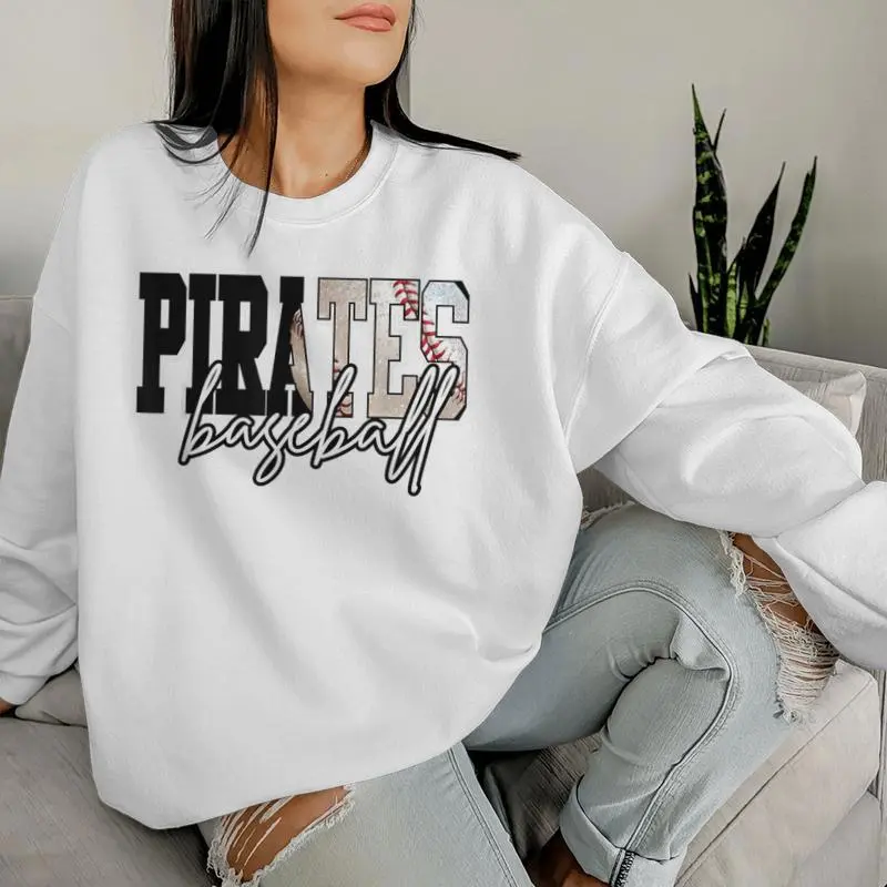 Pirates Baseball Mom Game Day School Spirit Pirate Pride Women Sweatshirt