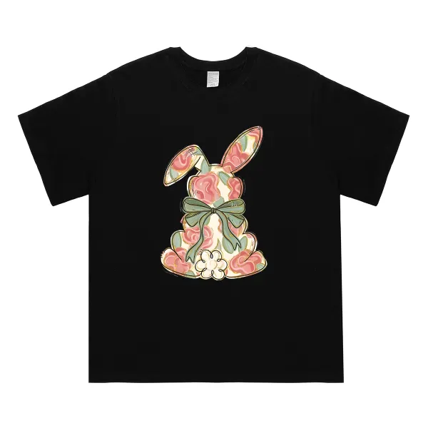 Floral Easter Bunny T-Shirt