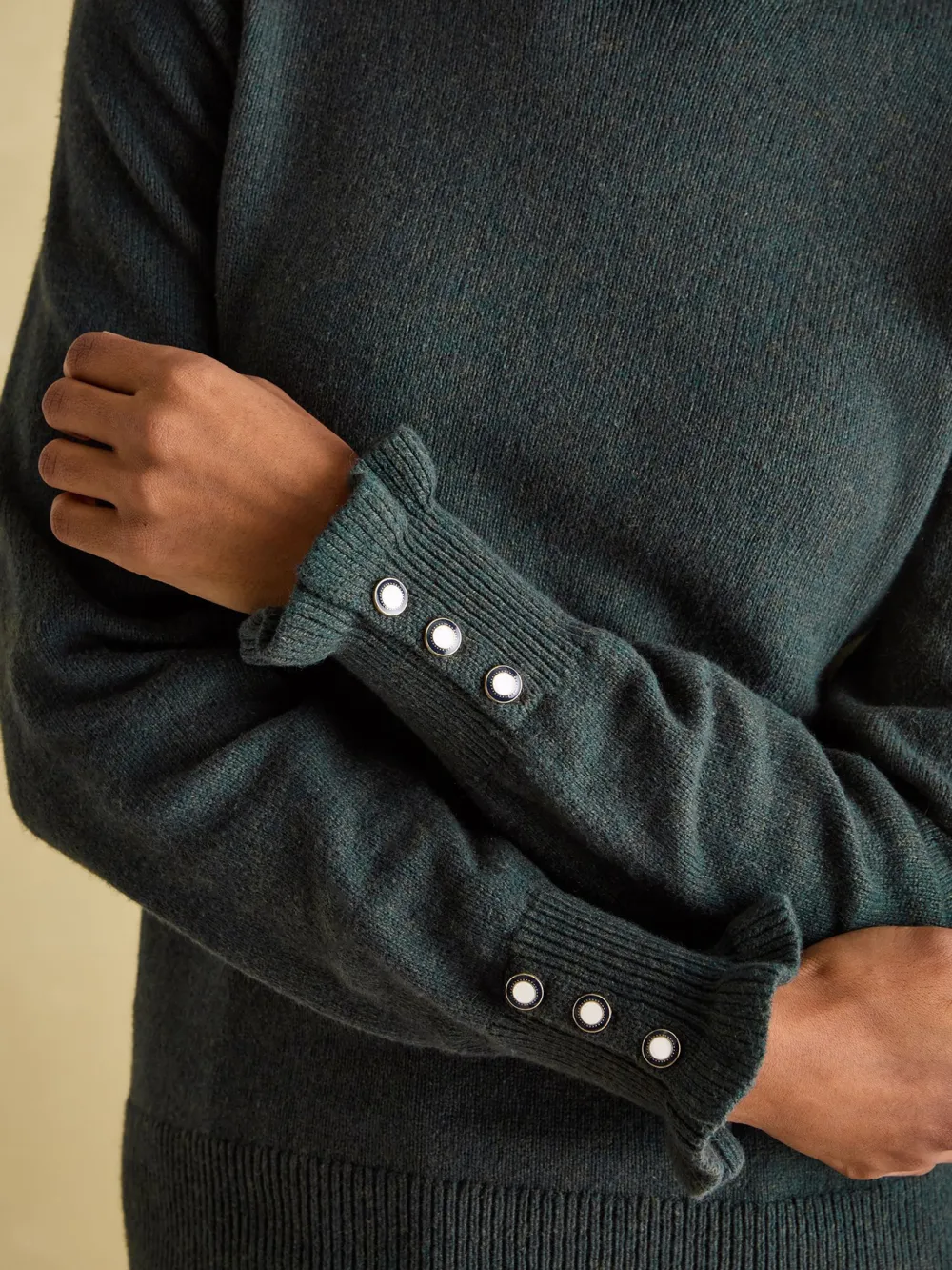 Frill Neck Long Sleeve Jumper